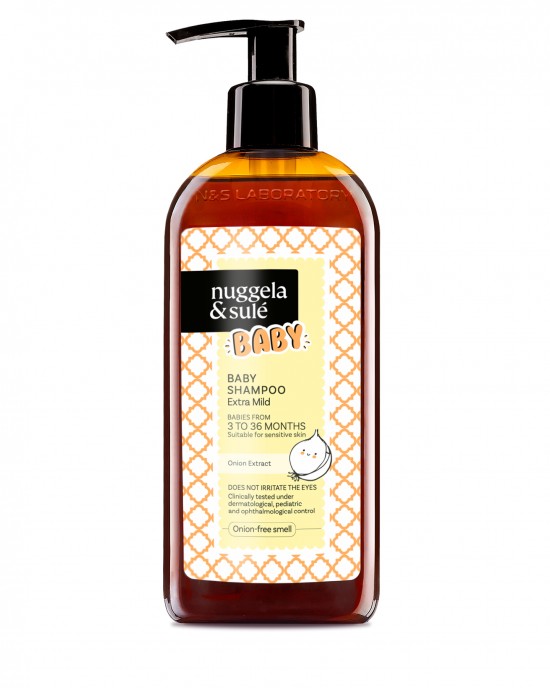 Деликатен безсулфатен бебешки шампоан NuggelaSulе Extra Gentle Baby Shampoo 250ml