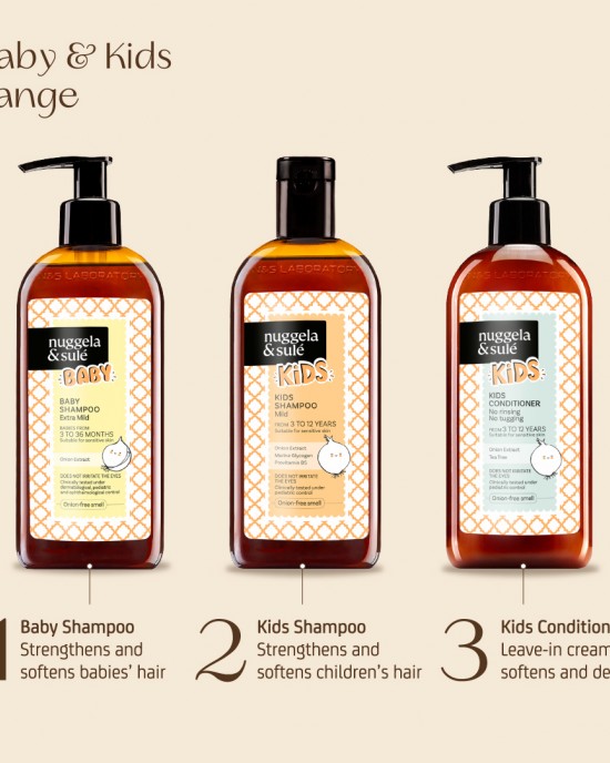 Детски шампоан за здрава и сияйна коса NuggelaSule Gentle Kids Shampoo 250ml